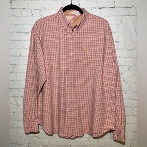 Twenty X Classic Fit size XL pink & yellow plaid